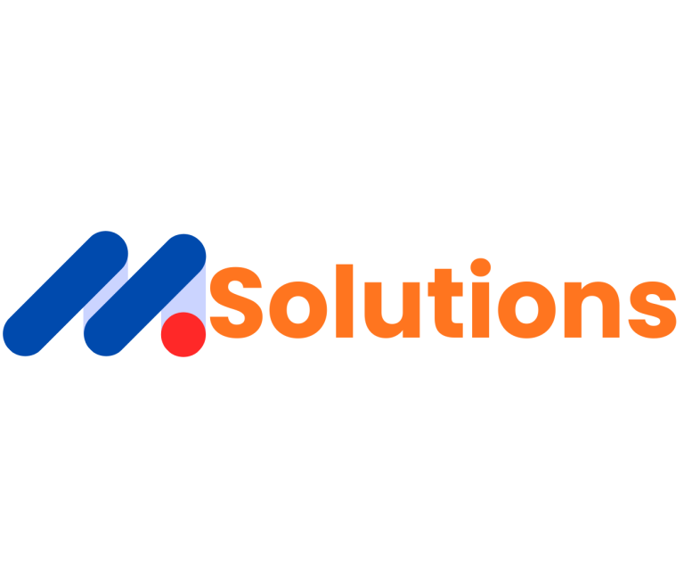 Staple IT Solutions Logo Logo of Staple IT Solutions featuring stylised blue and orange text with geometric shapes.