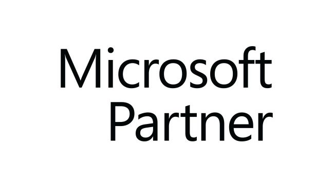 Microsoft Partner Logo Text displaying "Microsoft Partner" in bold font.