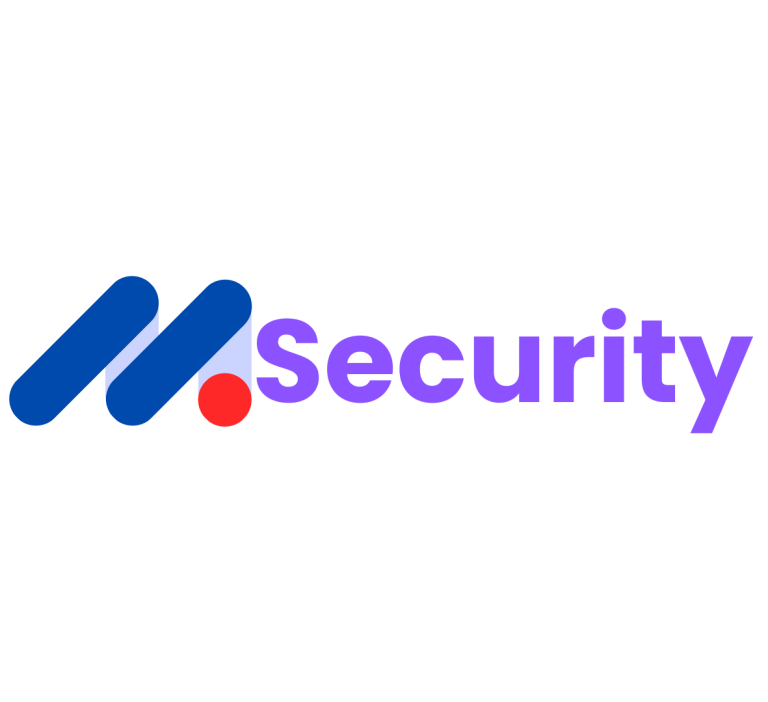 Staple IT Security Logo Logo featuring stylised blue and purple text with a red dot, reading "Security.
